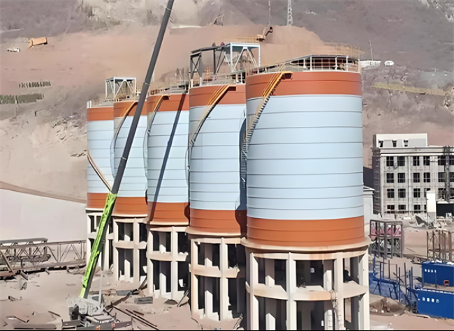 洛南高架钢板仓